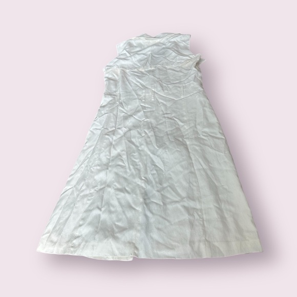 Women’s White House Black Market Cream Long Blazer Vest Duster Size Small - Picture 10 of 13